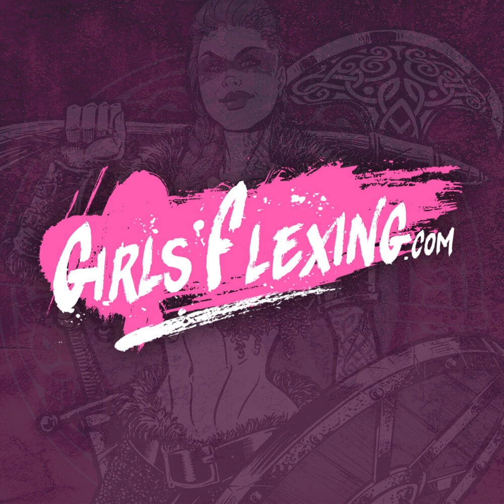 Girls Flexing Logo